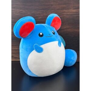 Squishmallows Pokemon Marill 10 Inch Blue Plush Toy Jazwares 2024 New with Tags